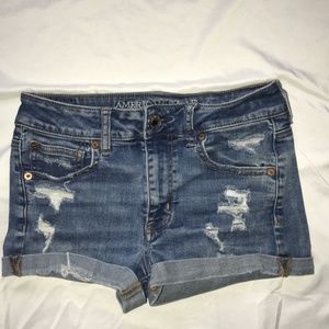 American Eagle jean shorts size 4 (super stretch)
